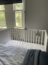IKEA Sundvik White Cot Bed