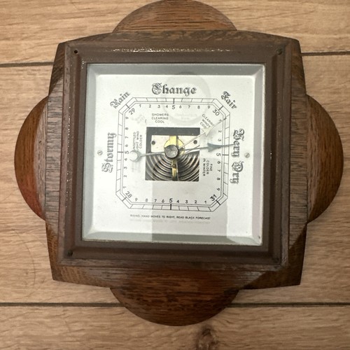 Vintage aneroid wall barometer