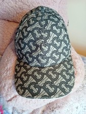 Burberry Monogram Baseball Cap, Large