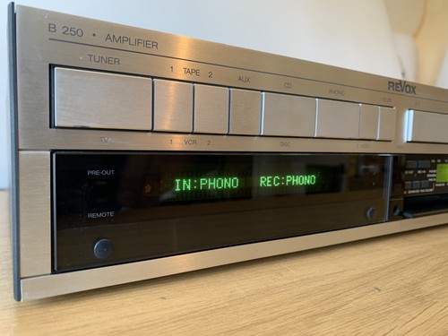 Revox b250 amplifier with - revox,