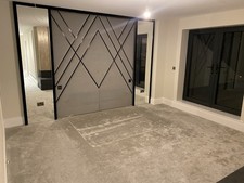 Designer Bespoke Grey Velvet