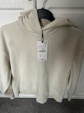 Ladies Zara Hoodie Cream Size