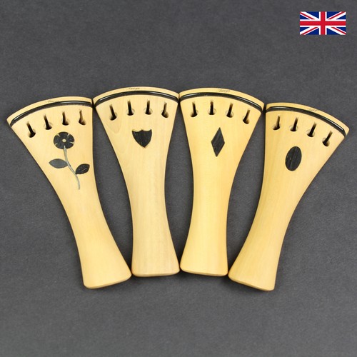Violin tailpiece with inlay - violin,