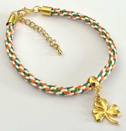 Gold coloured shamrock - gold,