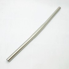 MTB Handlebar 25.4mm x 560mm Length - Steel Flat Bar - Fixie - Silver Finish NOS
