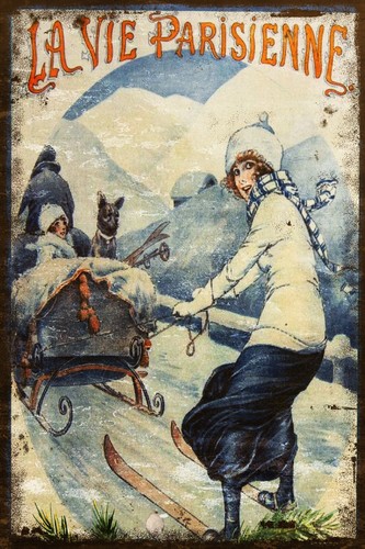 Vintage vie parisienne - vie,