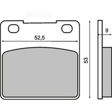 Rear Brake Pads for Suzuki RG