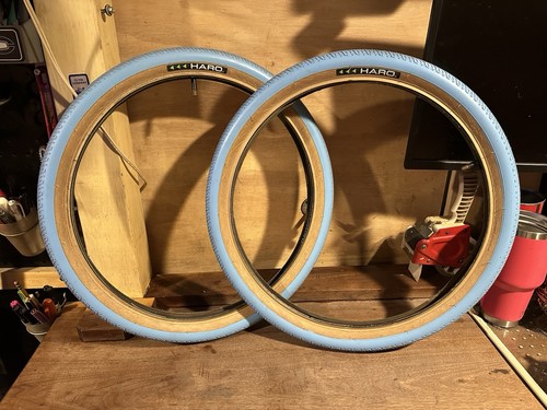 Haro bmx tires blue hpf - bmx, x