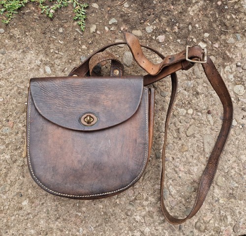 Vintage leather cartridge bag - vintage,
