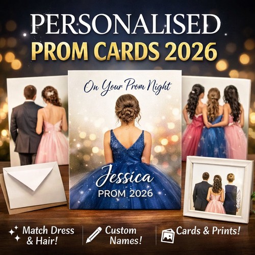 Personalised prom card 2026 - prom,