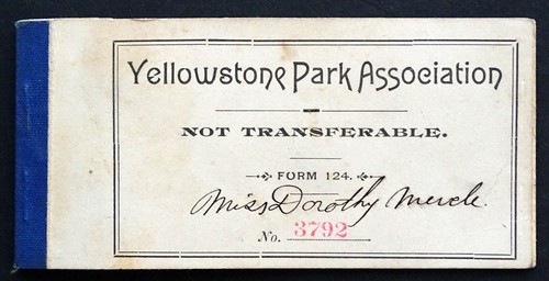 1899 antique yellowstone park - antique,