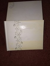 White wedding album small vintage