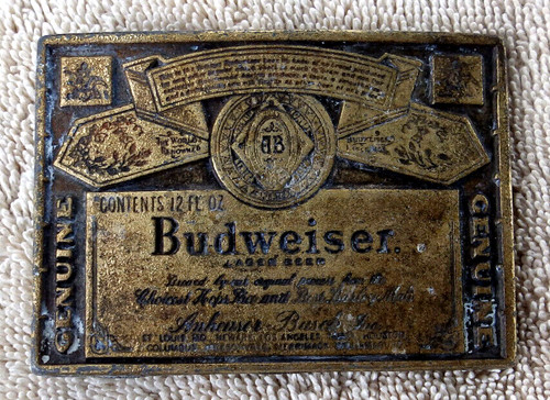 Vintage budweiser belt - vintage,