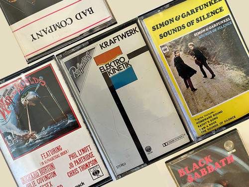 Cassette 70s 80s 90s music