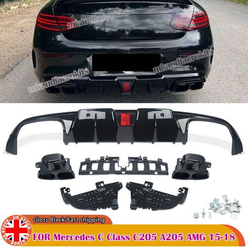 Rear diffuser brabus style - rear,