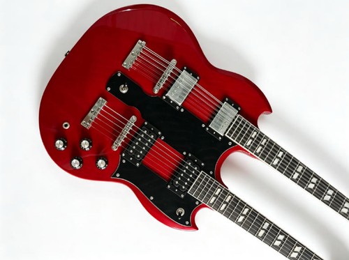 Red double neck - red,