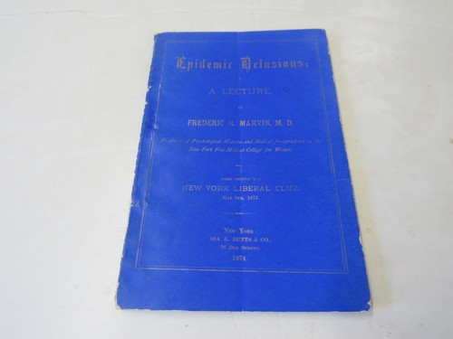 1873 antique medical booklet - 1873,