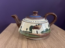 Watcombe Pottery Torquay Devon Tea Pot Motto Ware ‘Is Tha Tay Tu Yer Liken’