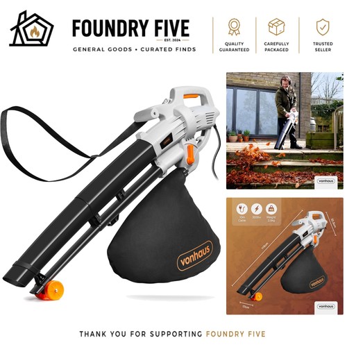 Vonhaus leaf blower and vacuum - vonhaus,