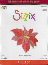 Sizzix Sizzlits Poinsettia Cutting Die for cardmaking, scrapbooking, crafts