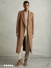 REISS Coat Wool Blend Double