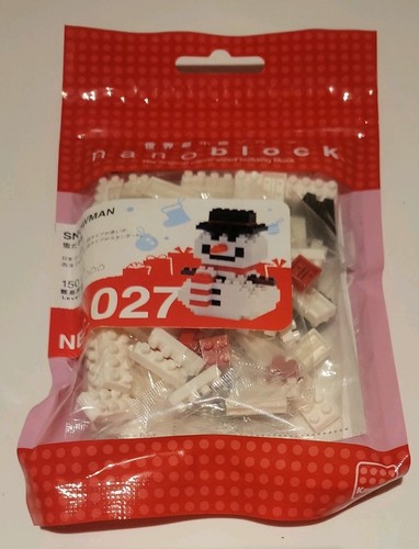 Nanoblock nbc 027 snowman - snowman,