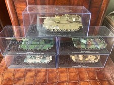 5 x Deagostini Model Tanks