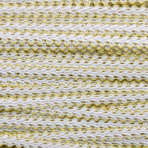 Metallic braid gimp 18mm wide - braid,