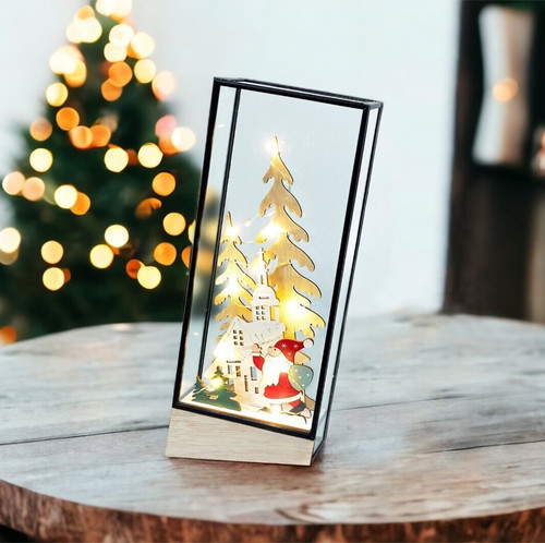 Led christmas village display - led,