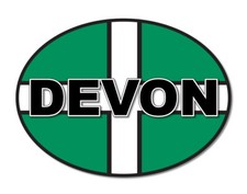 DEVON OVAL Flag, car, van