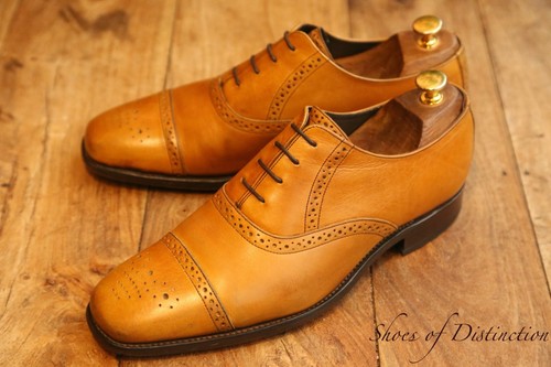 Barker tan leather oxford - tan,
