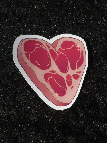 Steak love heart shaped - heart, ribeye