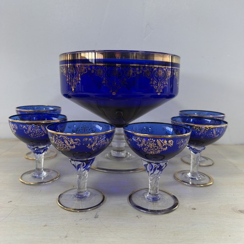 Vintage italian cobalt blue - cobalt,