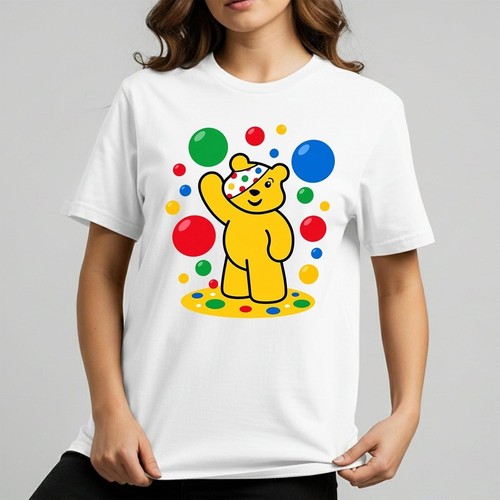 Pudsey bear shirt spotty - bear, –