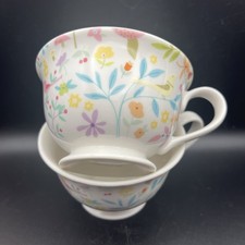 Portmeirion For John Lewis Tea Cups Only x2-Secret Garden Pattern-Replacements
