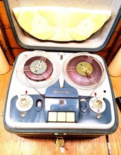 Vintage Grundig German Reel to Reel Tape Recorder Player Gift Home Decor Retro