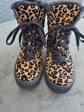 M&S Wide Fit Boots, Size 4