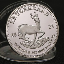 2021 South Africa Silver Krugerrand Proof R1 Coin GEM Proof