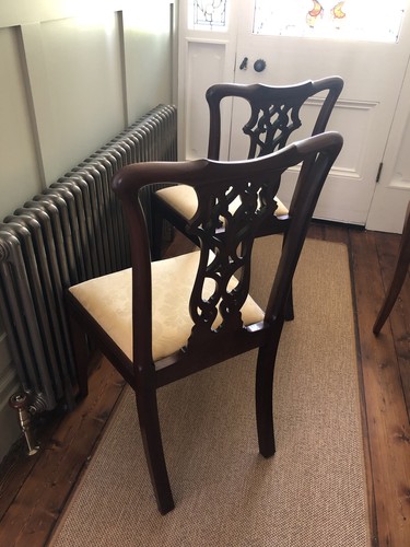 Mahogany chippendale dining - mahogany,