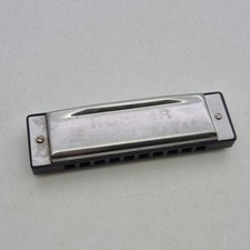 Hohner International Vintage Silver Star Harmonica In D Key 10 Hole