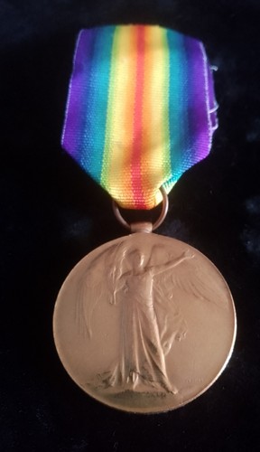 Ww1 victory medal - c, brown