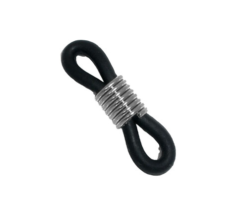 Black rubber glasses - rubber,