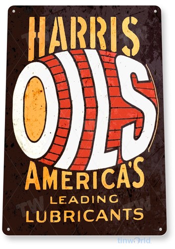 Harris oils sign - sign,, station