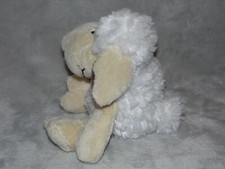 Mothercare lamb soft toy cream