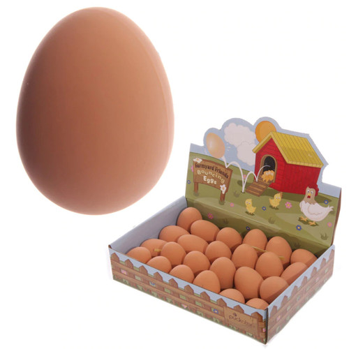 Bouncy fake egg - fake, rubber