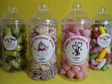 Personalised Sweet Jar Filled