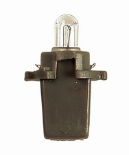 CAR PANEL & INDICATOR BULB 12V 509TWBR 1.2W BX 8.7D (BROWN BASE)  - 2 BULBS   