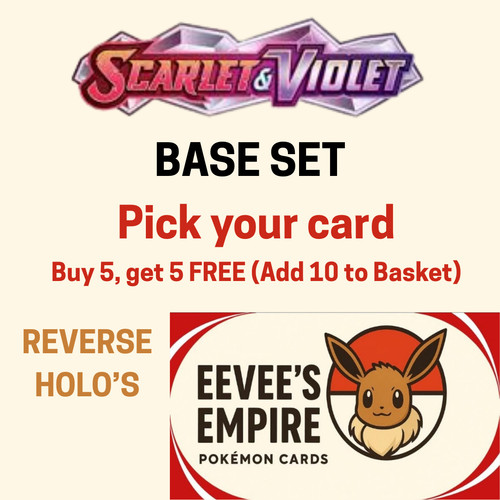 Pokémon reverse holo - holo, scarlet