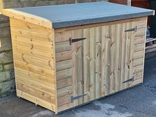 Pinelap Pent Bike Shed T&G