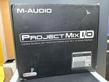 M Audio Projectmix I/O firewire control surface and mixer with automated faders.